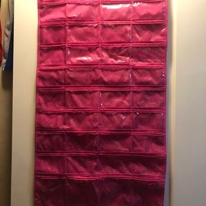 Pink jewelry organizer